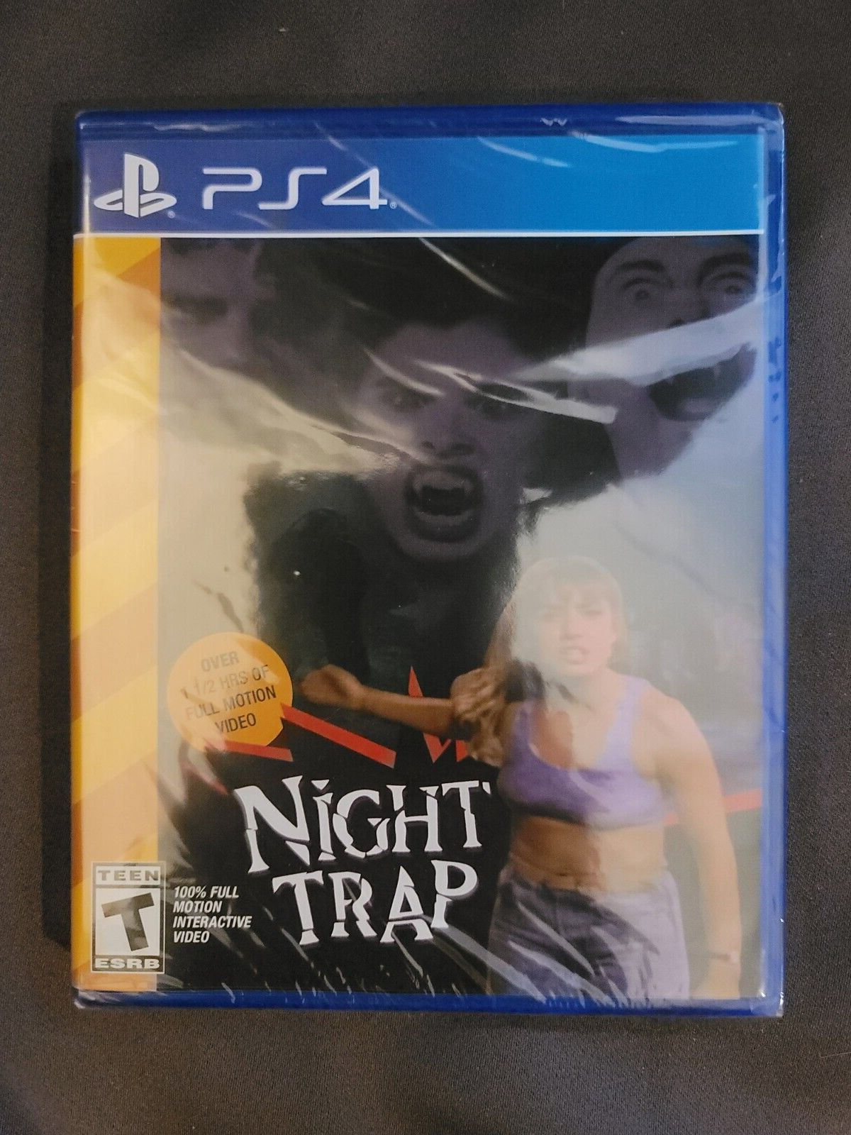 Night Trap 32X Cover Limited Run Games #74 Playstation 4 PS4 NEW Factory Sealed