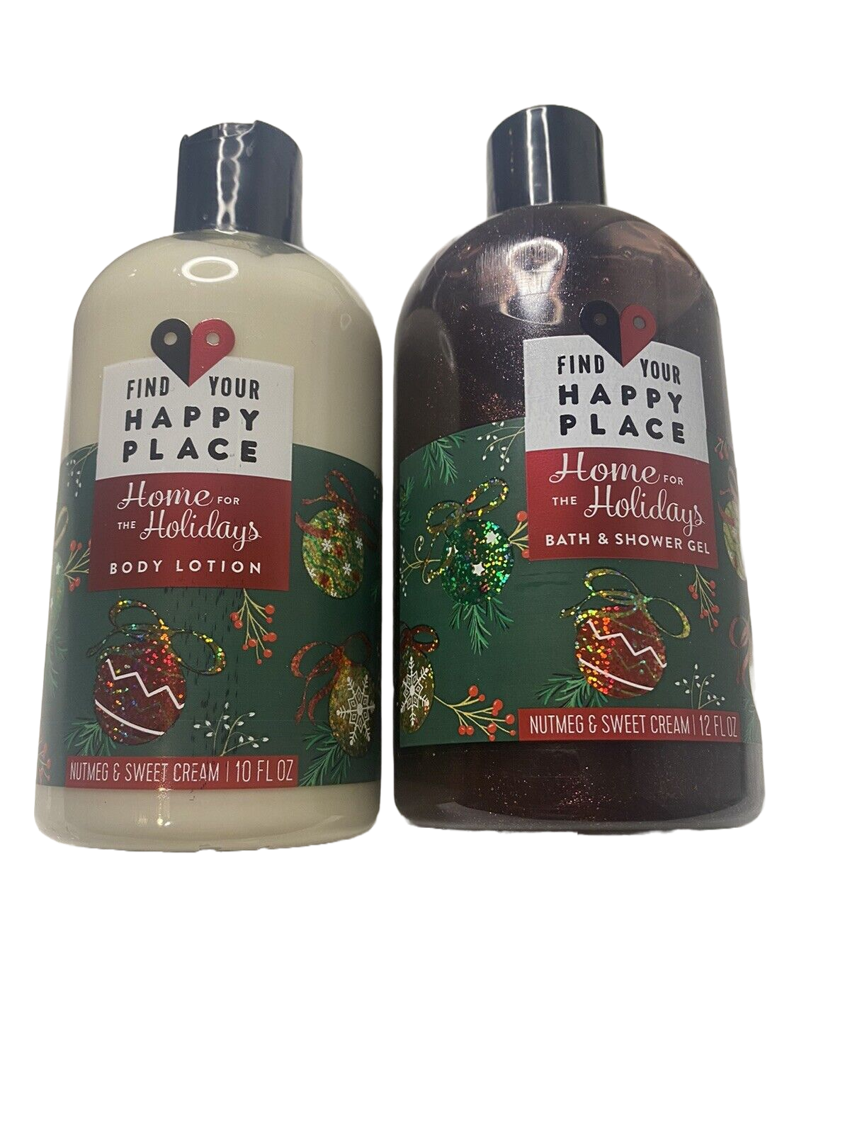 Find Your Happy Place Home for Holidays Nutmeg Sweet Cream Shower Gel And Lotion