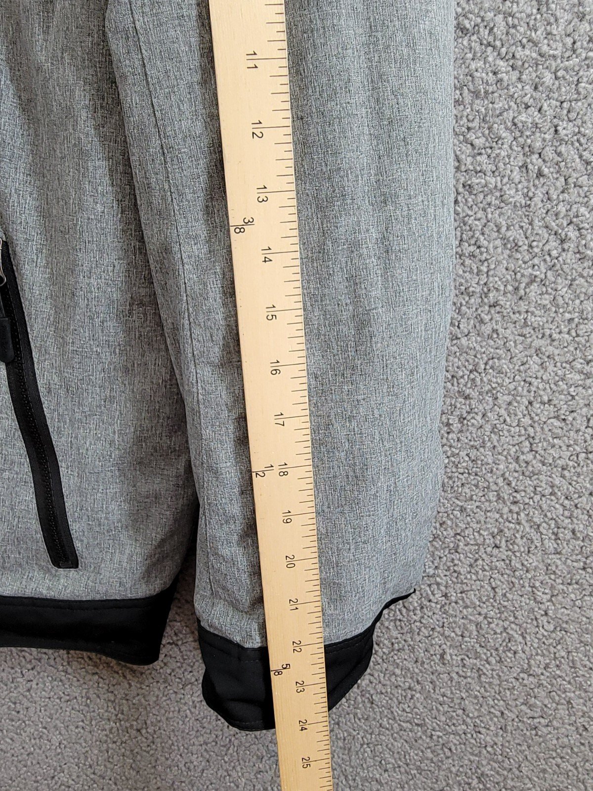 Club Room 3-in-1 Hooded Jacket Men's S Black/Gray Heather Snap Zip Closure L/S - Picture 5 of 19