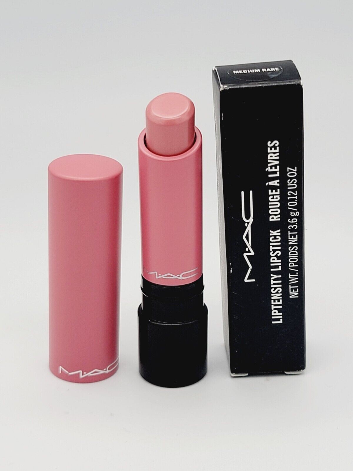 MAC LIPTENSITY LIPSTICK FOR LADIES MEDIUM RARE COLOR (soft pink) - NEW