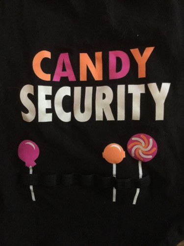 Lot Of 2 Dog Pet Halloween Costume Shirts Candy Security Inmate EUC