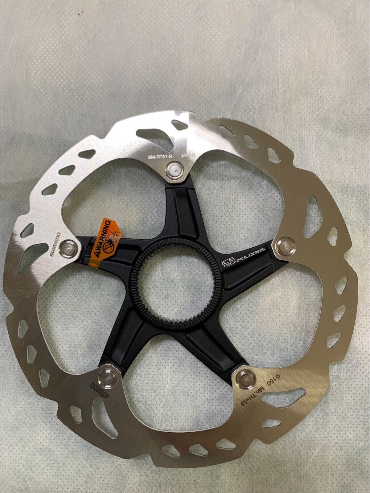 NEW Shimano Deore XT SM-RT81 Ice-Tech Centerlock Brake Disc NEW Shimano Deore XT SM-RT81 Ice-Tech Centerlock Brake Disc