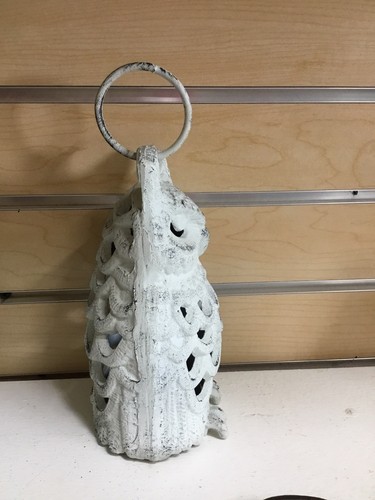 Cast Iron Owl Lantern Night Light Candle Patio Lamp Outdoor Wedding Garden Party