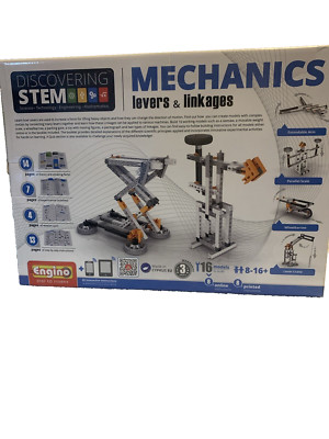 Engino Discovering STEM Mechanics Levers & Linkages Construction Kit NEW