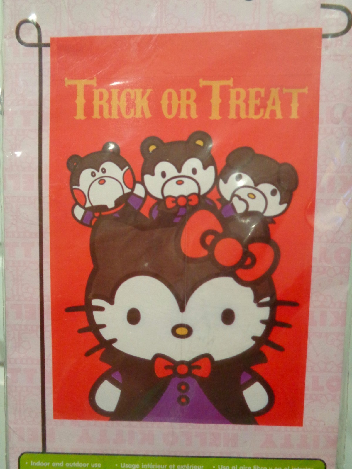 HELLO KITTY HALLOWEEN FLAG 