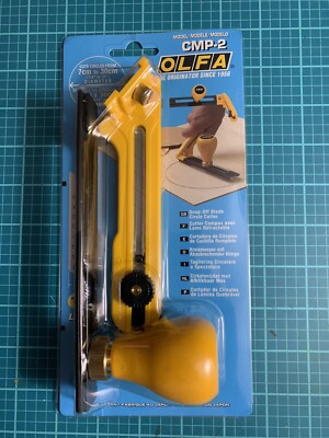 Olfa Cmp-2 Compass Razor Circle Cutter,3 To 12 In,Ylw/Blk Crafts Graphics New