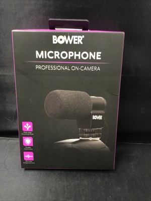Authentic Bower Professional On-camera Microphone BPH-MIC200 Brand New Sealed