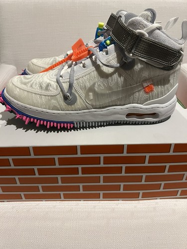 【美品箱付】off-white Nike air force 1 mid 28 Off-White Air Force 1 Mid Black for sale - eBay
