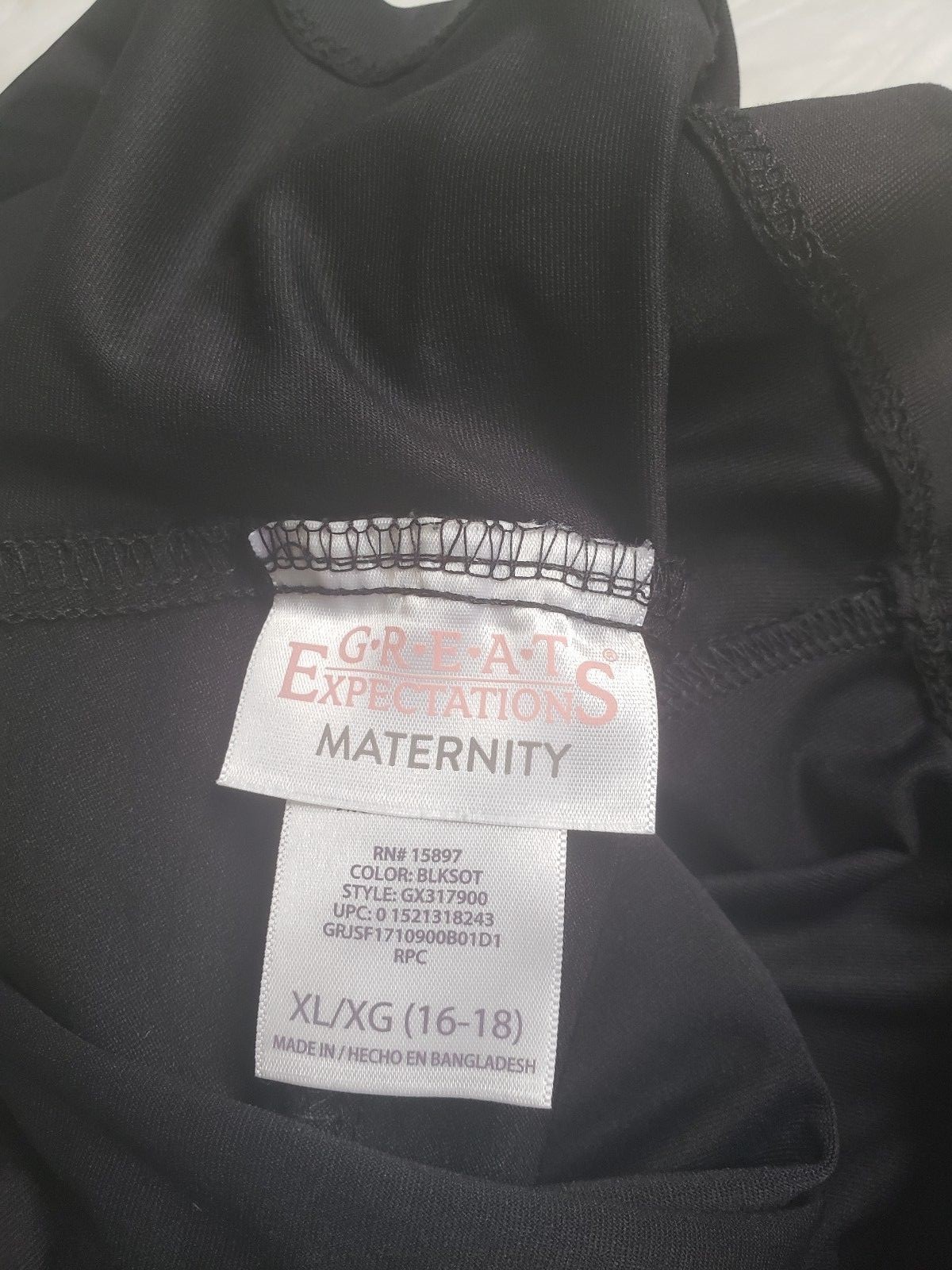 Great Expectations Maternity Xl/XG (16-18) Black dress pants