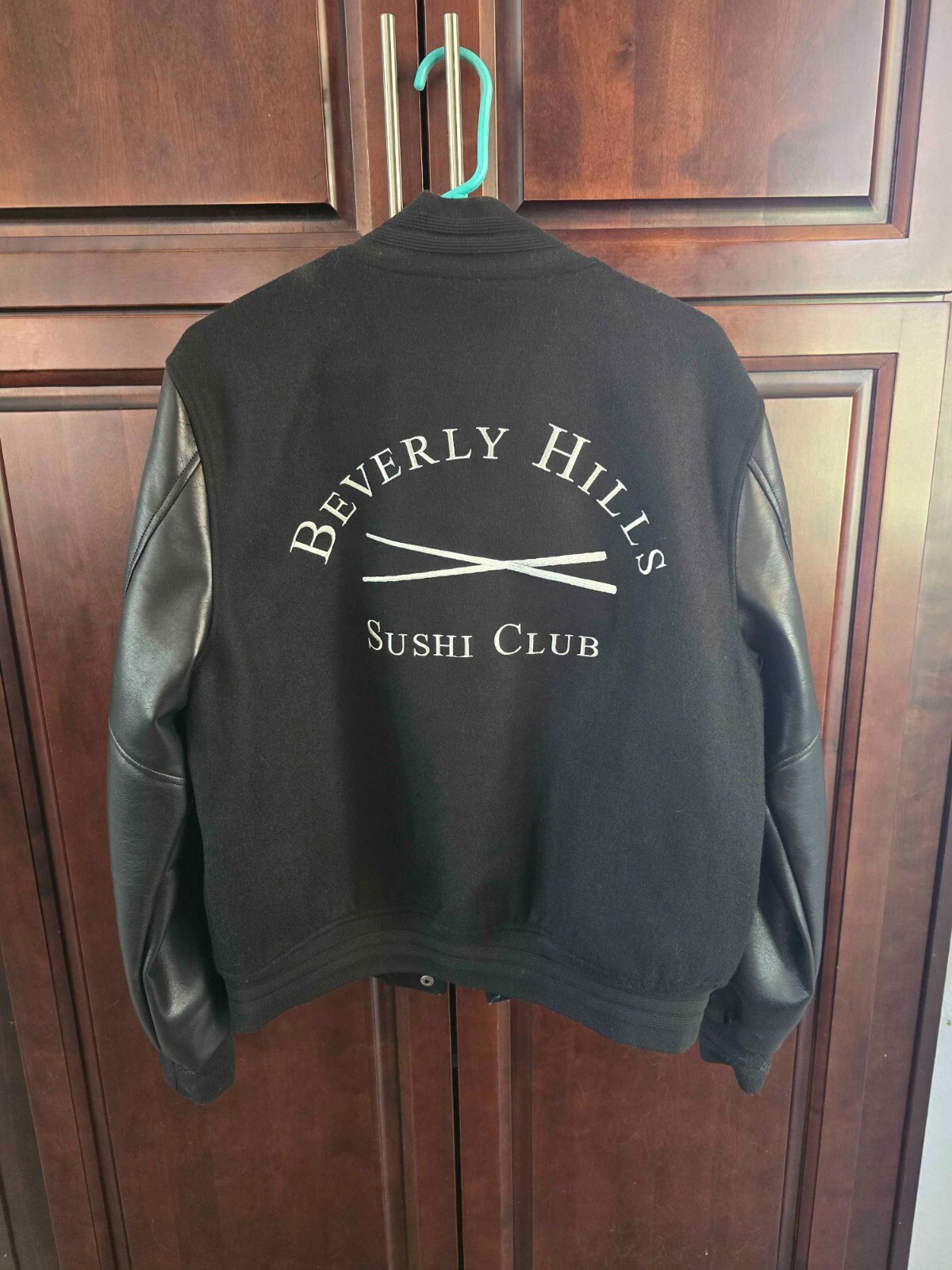 Beverly Hills Sushi Club Matsuhisa Nobu Stampd Black Varsity Beverly Hills Sushi Club Matsuhisa Nobu Stampd Black Varsity