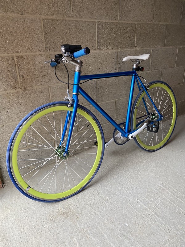 blue fixie