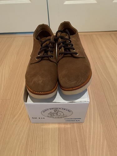 靴 JOHN BROWN FRAME MAINLAND BOOTS John Brown Frame x Nepenthes NY Suede Mainland Boots | eBay