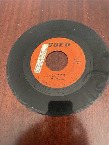 【中古】 16 Candles Crests Duprees The Crests – 16 Candles – Vinyl (Indianapolis Pressing, 7