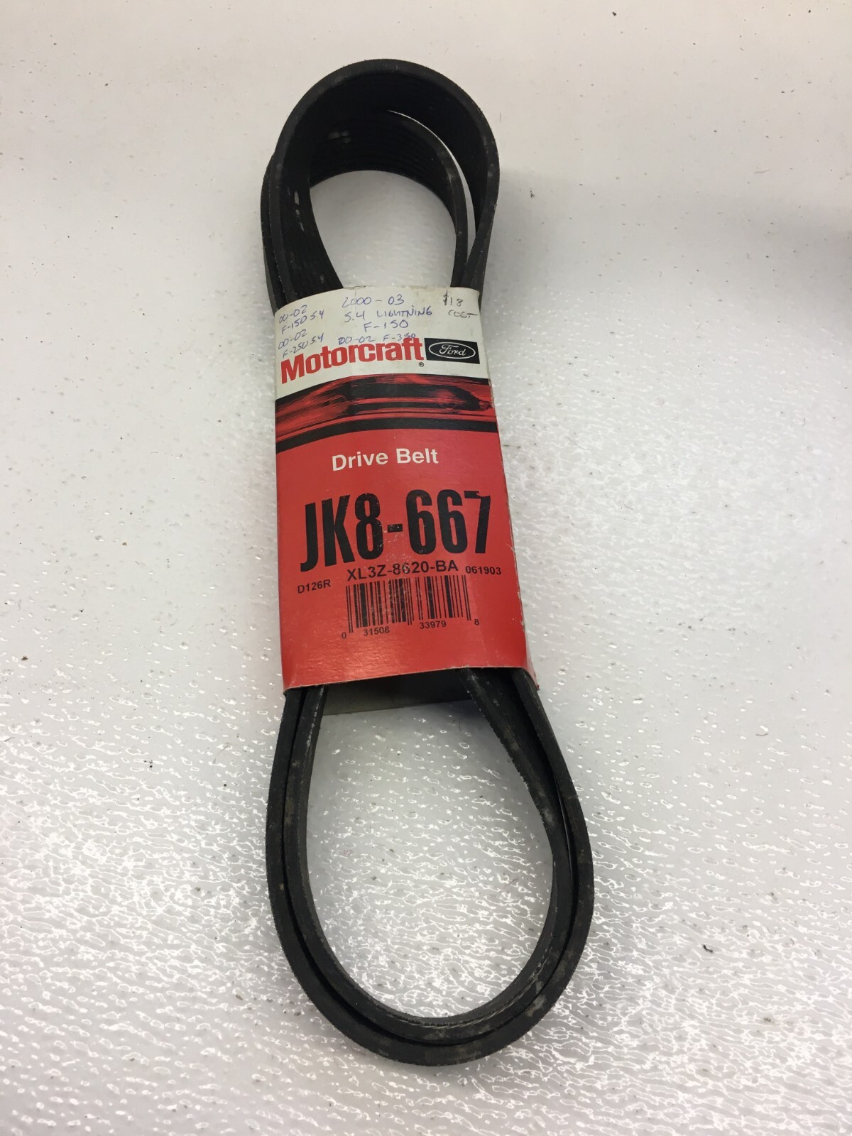 OEM Motorcraft Serpentine Belt JK8-667 fits 99-03 Ford F-150
