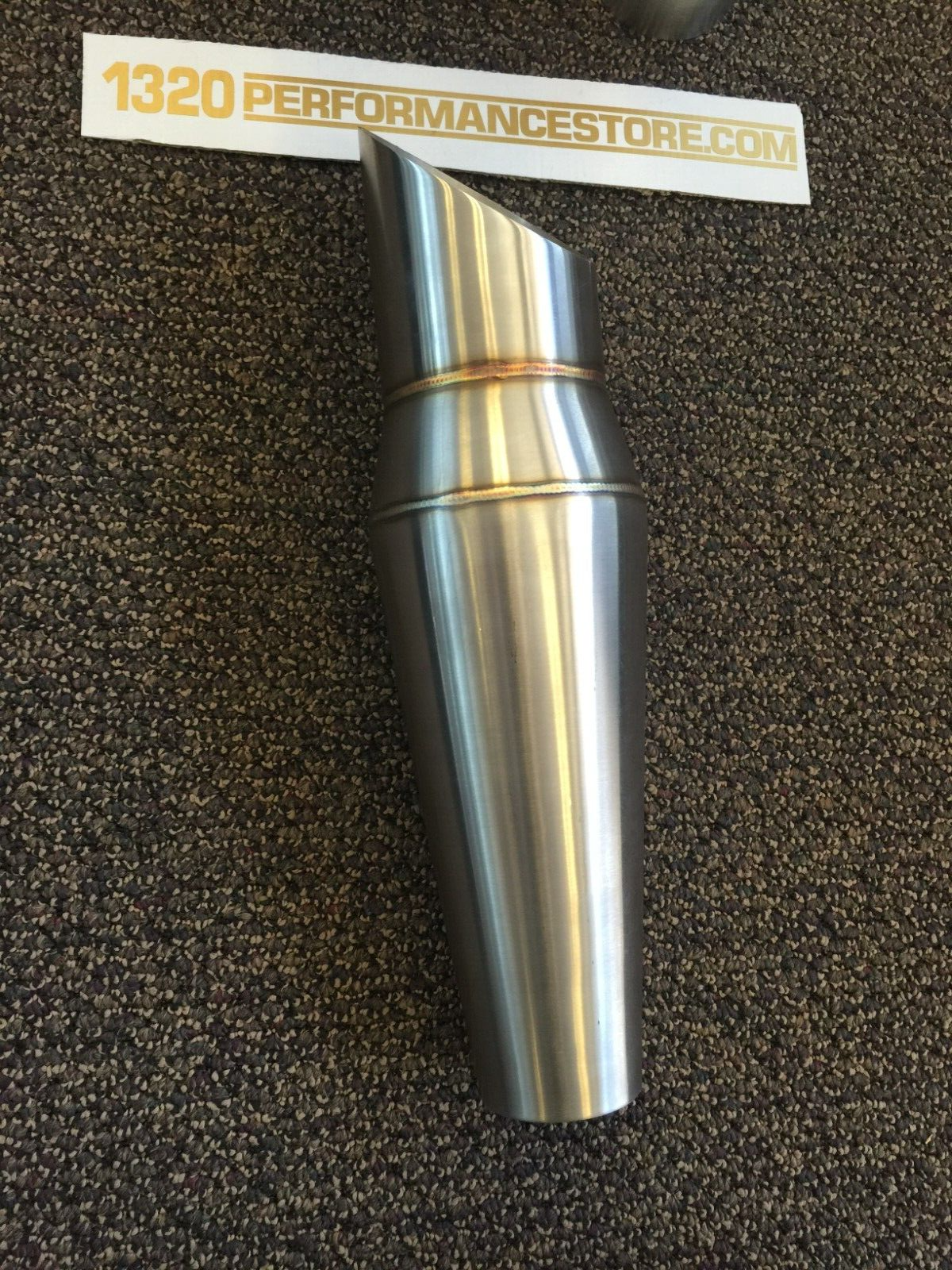 1320 2.5 inch megaphone Stainless Reverse Cone collector blast pipe BOSOZOKU V2