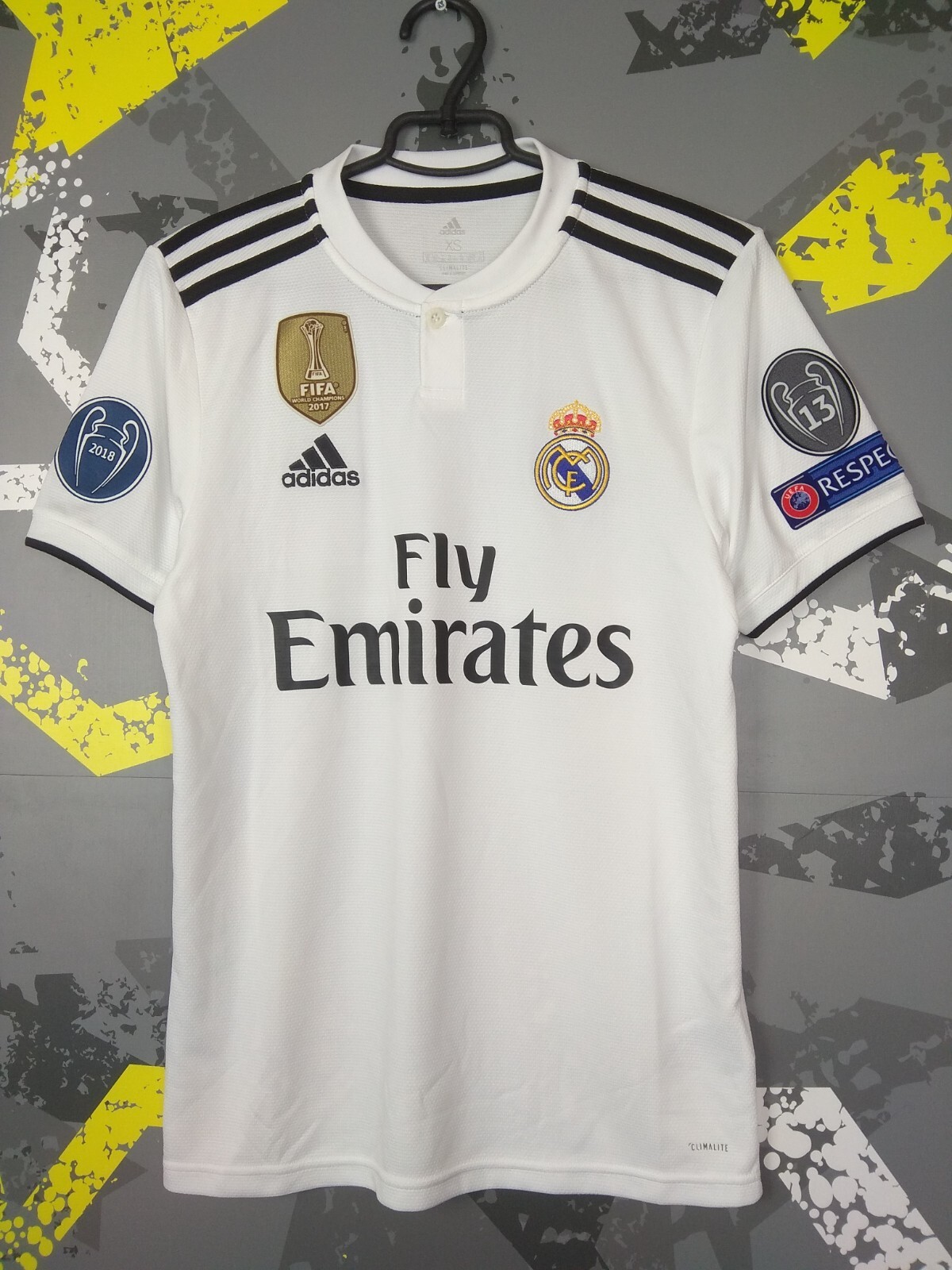 Real Madrid Home football shirt 2018 - 2019 Adidas Camiseta Mens