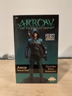 SDCC 2016 Exclusive Icon Heroes Arrow TV Series Season 2 Statue #374 of 1050