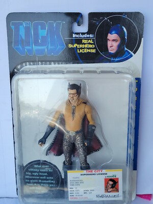 2001 N2TOYS--THE TICK MOVIE--7'' BATMANUEL action  FIGURE real license inside