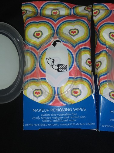 2 lot Pacifica Coco Pure Makeup Removing Wipes With Coconut Milk 30 Count Pack