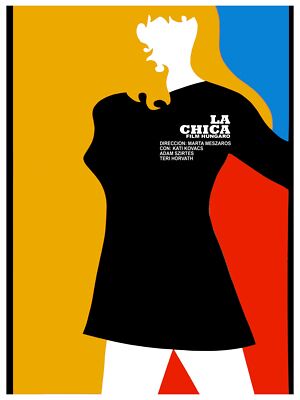 5107 La Chica, The Girl Movie Poster.Interior Room design.Film Decorative Art.