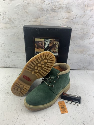 &rsquo;s Hunter Green Suede Boots Size 10e Nos