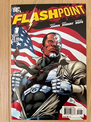 FLASHPOINT # 1  1:10 Cyborg Variant, 1st Thomas Wayne as Batman NM- FLASH Barry