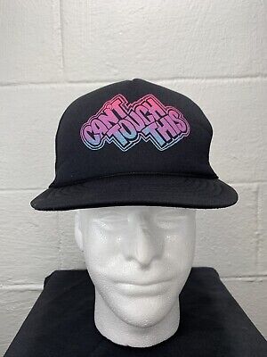 Vintage MC Hammer Mesh Trucker Snapback Hat VTG Cant Touch This 90s Rap Hiphop