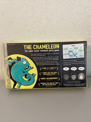 The Chameleon Big Potato Games The Super-Social 'Whodunit' Party Board Game