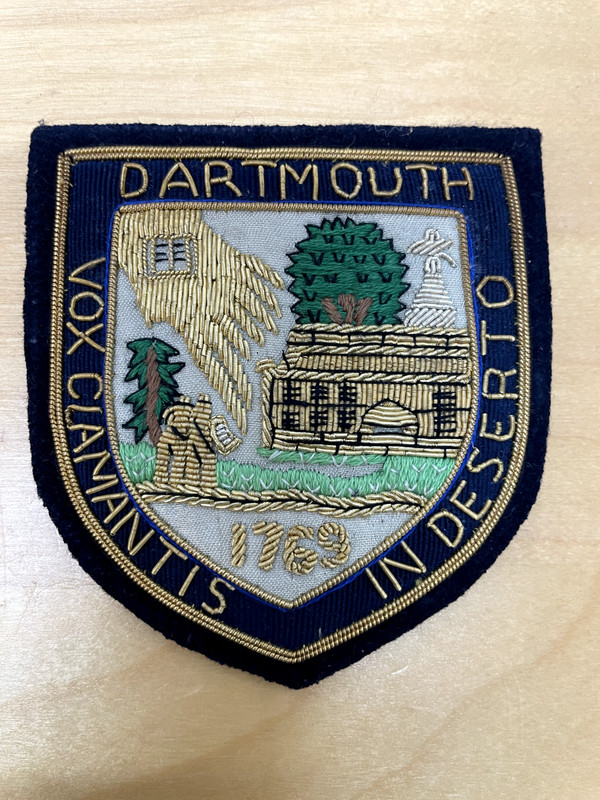 DARTMOUTH college patches - NEW unused