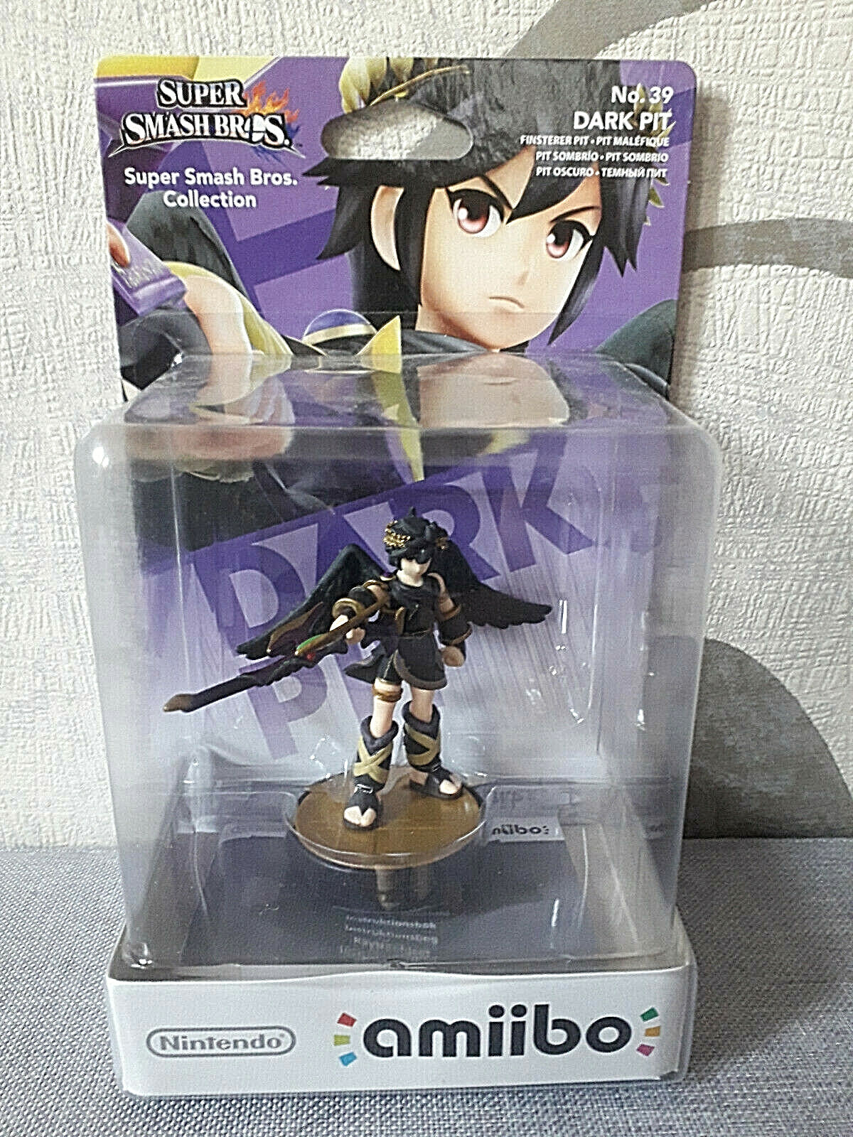 Amiibo Super Smash Bros. - Dark Pit No. 39 - New & Sealed | eBay