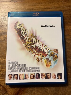 Earthquake (Blu-ray, 1974) DISASTER CLASSIC WITH CHARLTON HESTON