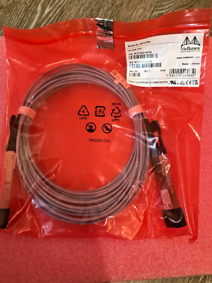 MFS1S00-H010V Mellanox MFS1S00 QSFP56 Fiber Optic Network Cable IB HDR 10m