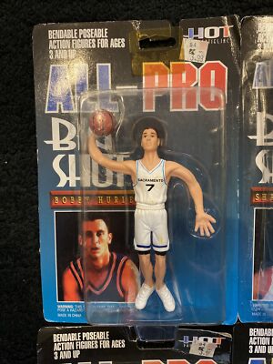 all pro big shot hurley,bradley,wilkins,webber,cheaney,ewing lot of 6