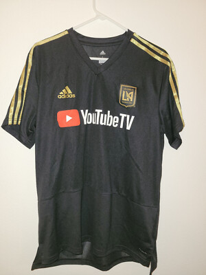 ADIDAS MLS LOS ANGELES FC LAFC BLACK TRAINING JERSEY SIZE MEN'S M