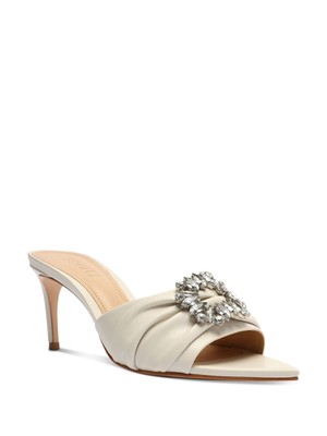 

Женские кожаные босоножки на каблуке без шнуровки Meisho Toe Stiletto цвета слоновой кости SCHUTZ, Цвет слоновой кости, S2103900340003