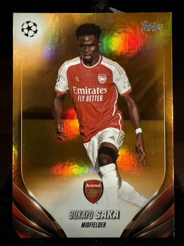 【Arsenal】SAKA 23/24 CLモデル 2023-24 Topps Merlin UEFA Bukayo Saka #11 Arsenal | eBay