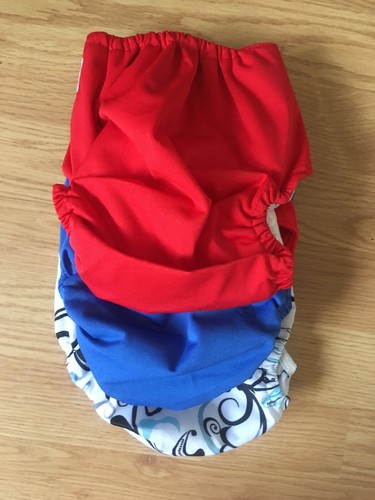 Alva Baby PUL Cloth Diaper Covers Double Gussets Snap Closures Waterproof