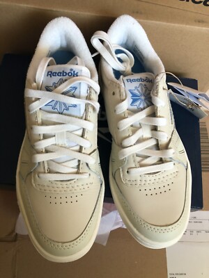 Reebok LT court Alabaster / Essential Blue / Chalk, retro style sneakers 37.5