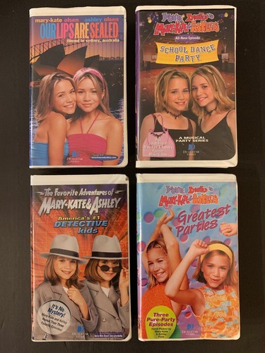 Lot Of ~9~ Mary Kate And Ashley Olsen VHS Tapes Tested Movies