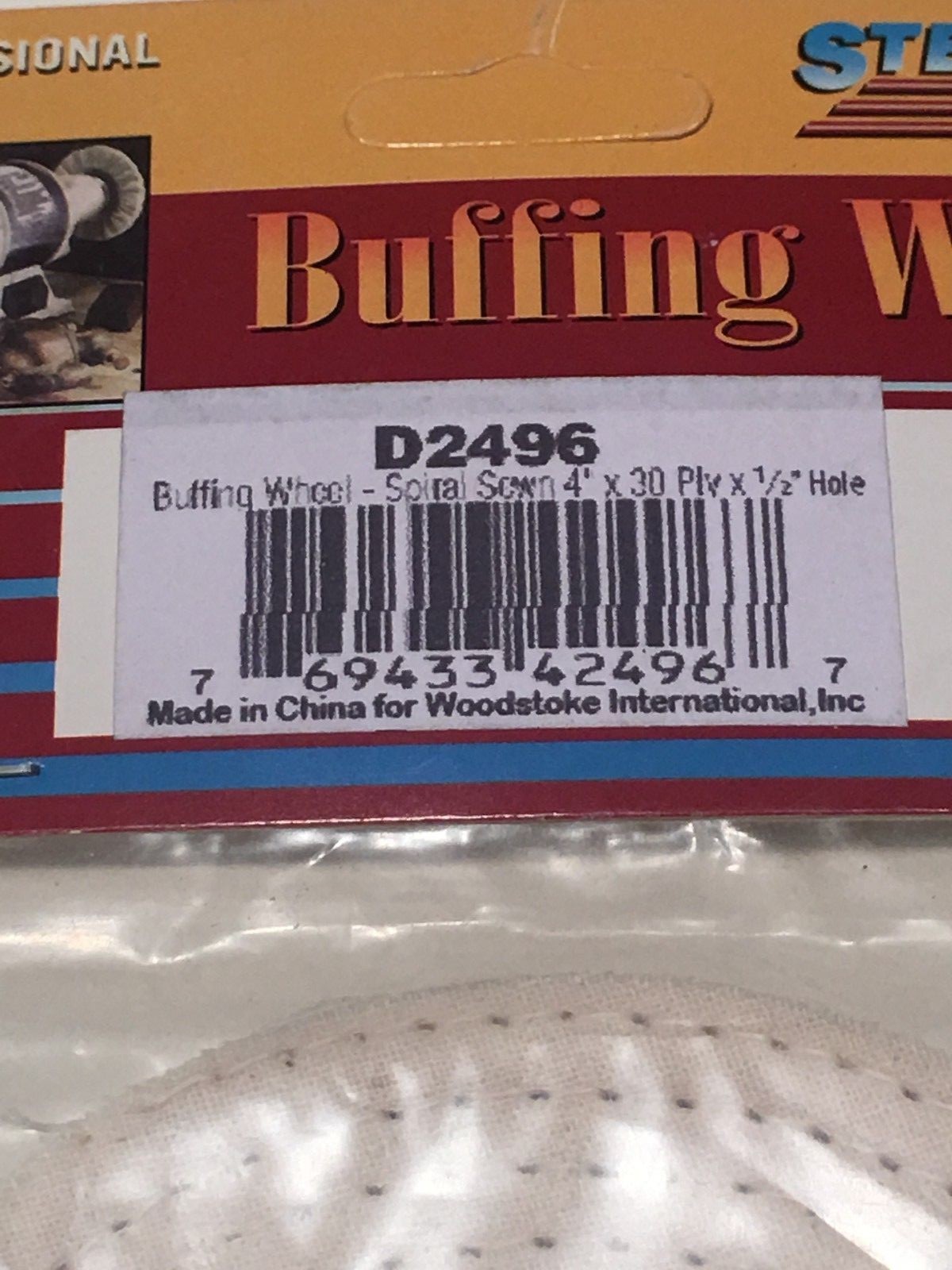 Polishing Buffing Wheel Soft Spiral Sewn 4