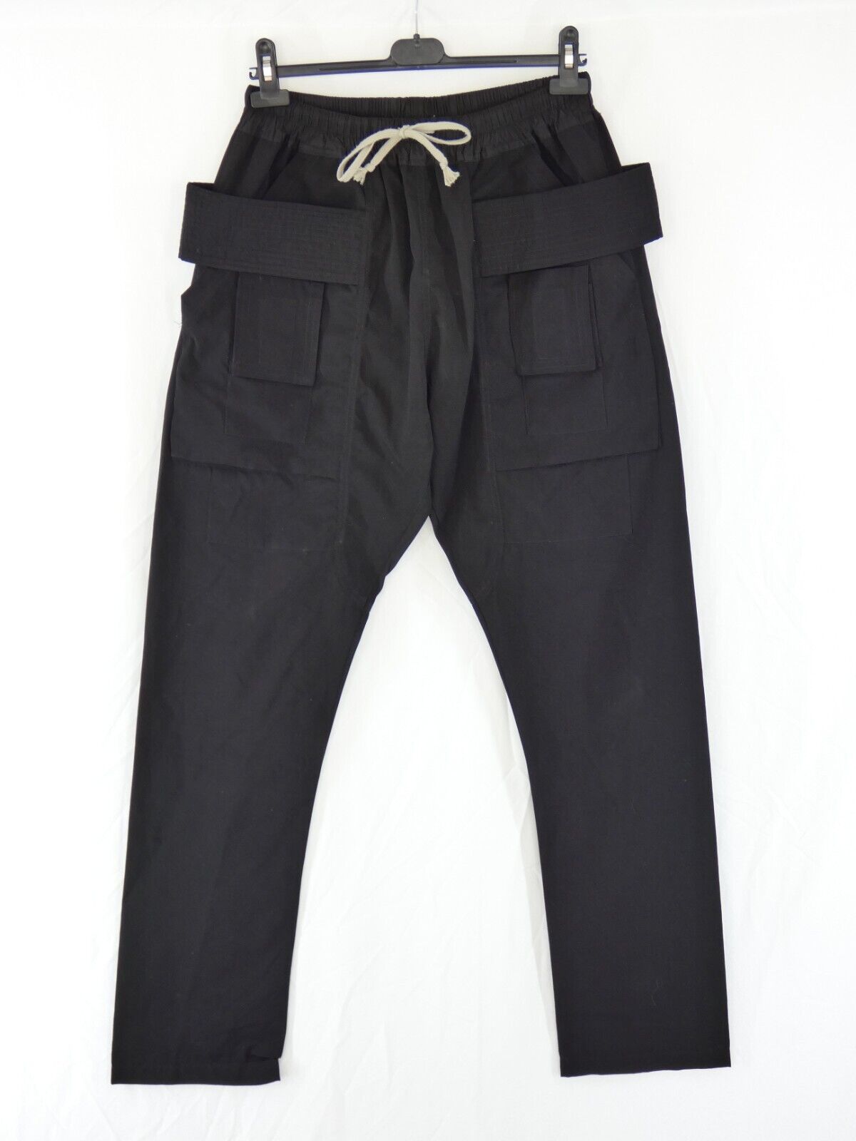 Rick Owens Cargo Trousers Drkshdw Creatch Black Drawstring Rick Owens Cargo Trousers Drkshdw Creatch Black Drawstring