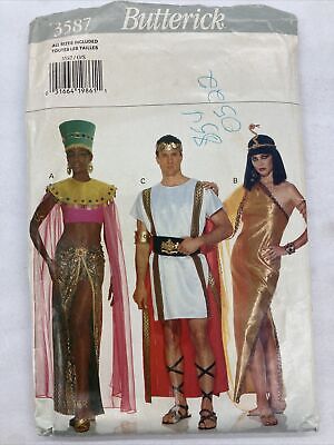 Vintage Costume Pattern Cleopatra Caesar Nefertiti By Butterick 3587 C20AF