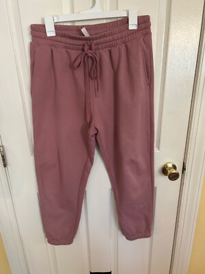 Fabletics Mauve Sweatpants Joggers Womens Large