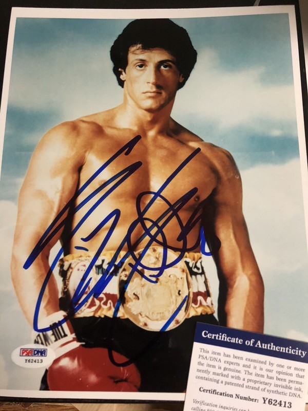 Sylvester Stallone Autograph Profile by RACC Sylvester Stallone