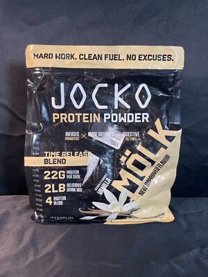 Jocko Fuel Time Release Blend Vanilla Flavor Protein Powder 2.1 LB