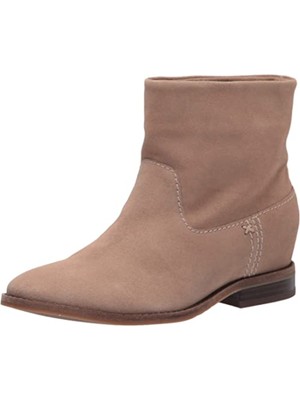 ВЕЛИКОЛЕПНЫЕ женские кожаные ботильоны Lewis бежевого цвета с круглым носком на блочном каблуке без шнуровки 9 М