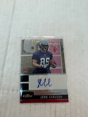 John Carlson 2008 Finest Rookie Auto Card #144. rookie card picture