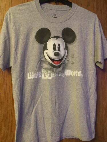 Mickey Mouse - Walt Disney World - Gray Shirt - Two Sided