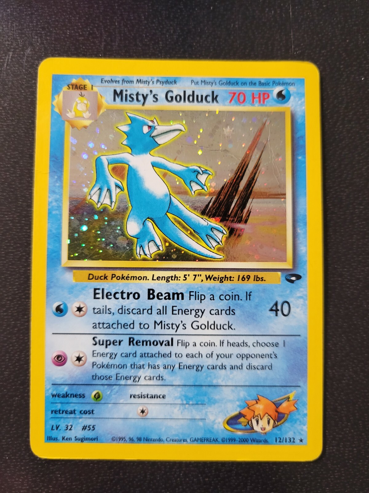 MISTY'S GOLDUCK - #55 - Holo - Pokemon Card | eBay