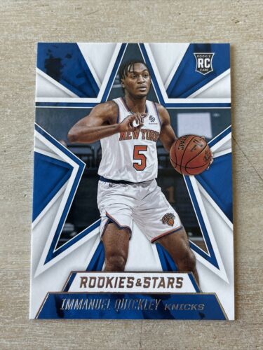 2020-21 Panini Chronicles Rookies & Stars IMMANUEL QUICKLEY Rookie Card #660 NYK. rookie card picture